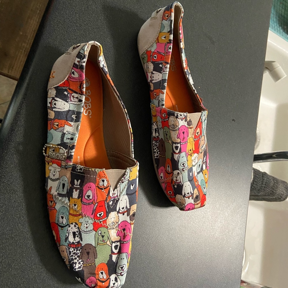 Bobs dog print shoes New
